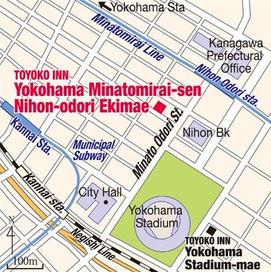 Toyoko Inn Yokohama Minatomirai-Sen Nihon-Odori Ekimae Ngoại thất bức ảnh